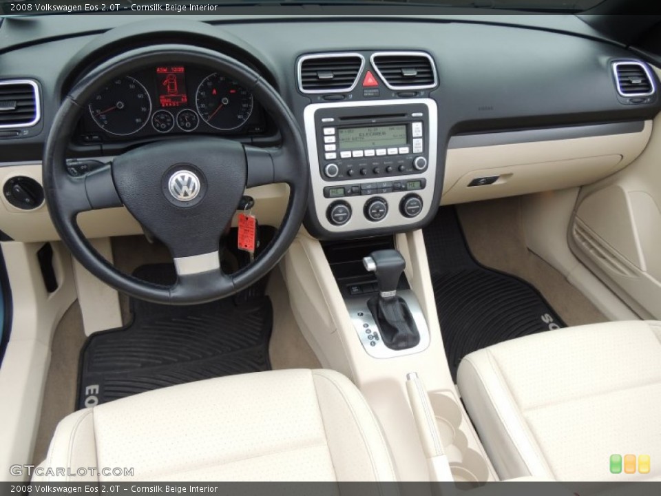 Cornsilk Beige 2008 Volkswagen Eos Interiors
