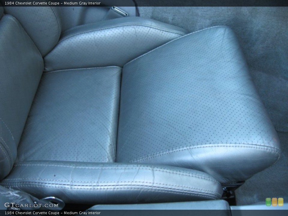 Medium Gray 1984 Chevrolet Corvette Interiors