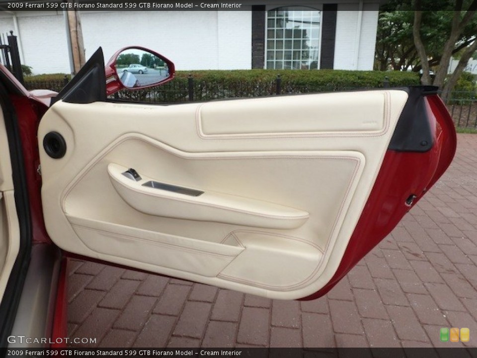 Cream Interior Door Panel for the 2009 Ferrari 599 GTB Fiorano  #77855067