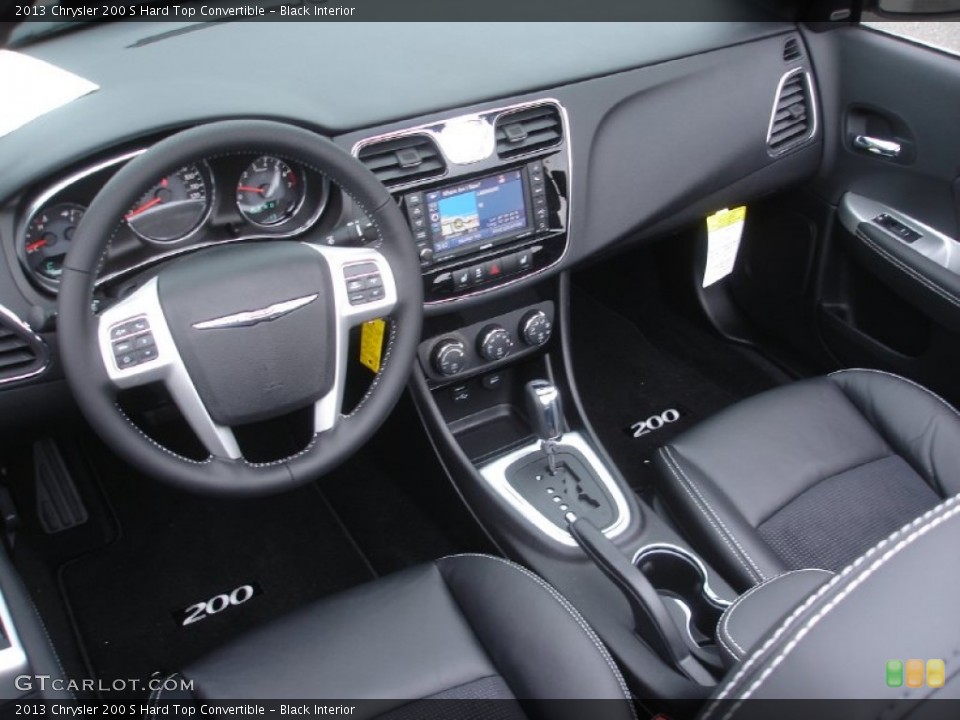 Black Interior Prime Interior for the 2013 Chrysler 200 S Hard Top Convertible #77855124