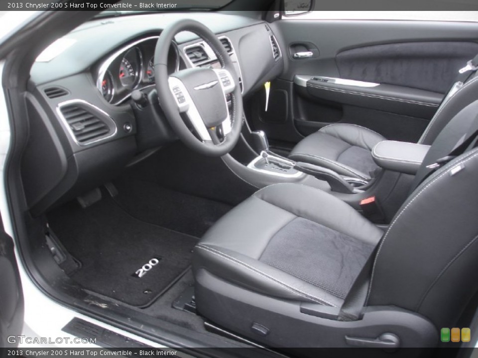 Black Interior Prime Interior for the 2013 Chrysler 200 S Hard Top Convertible #77855193