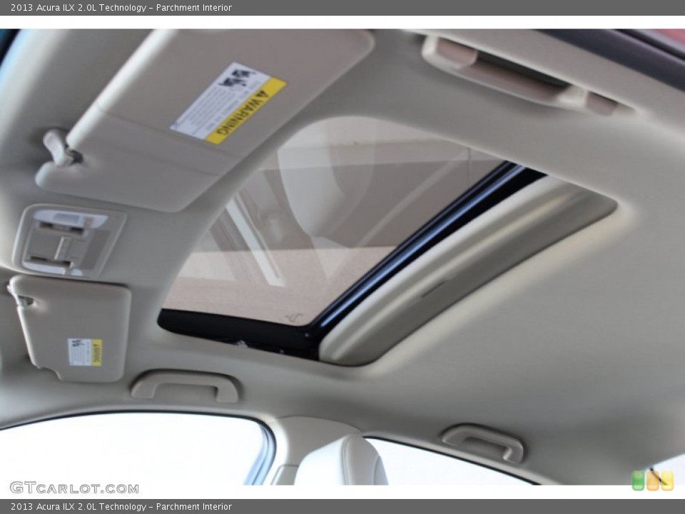 Parchment Interior Sunroof for the 2013 Acura ILX 2.0L Technology #77855496