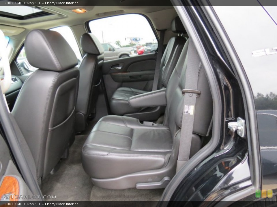 Ebony Black Interior Rear Seat for the 2007 GMC Yukon SLT #77855674