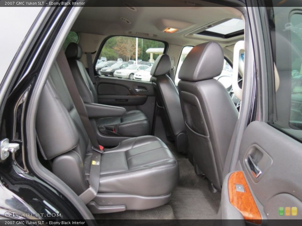 Ebony Black Interior Rear Seat for the 2007 GMC Yukon SLT #77855778