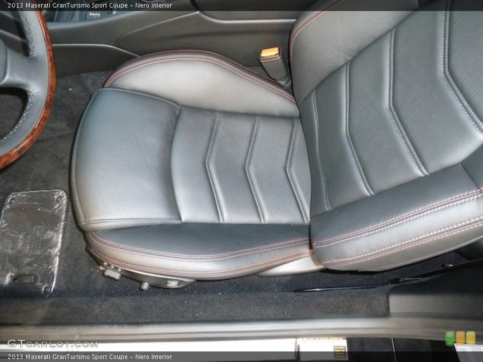 Nero Interior Front Seat for the 2013 Maserati GranTurismo Sport Coupe #77856258