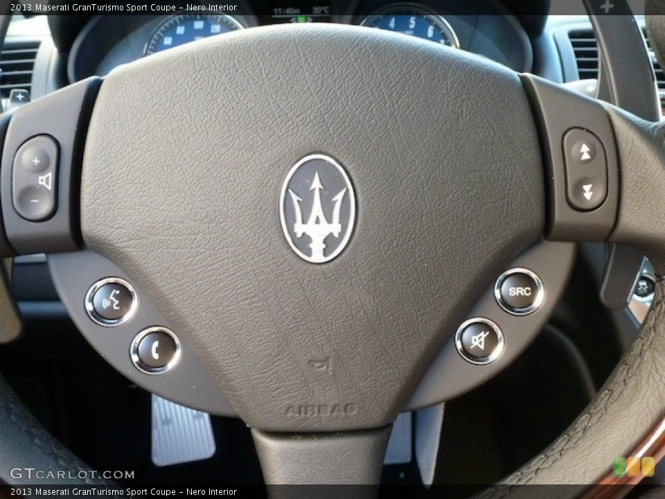 Nero Interior Steering Wheel for the 2013 Maserati GranTurismo Sport Coupe #77856306