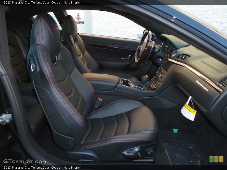 Nero Interior Front Seat for the 2013 Maserati GranTurismo Sport Coupe #77856504