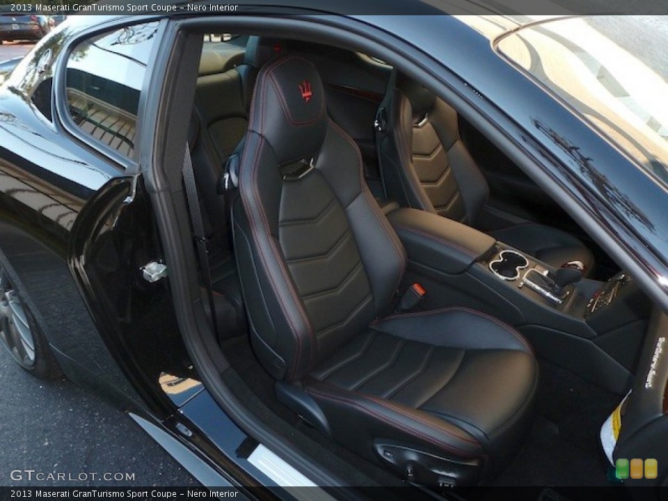 Nero Interior Front Seat for the 2013 Maserati GranTurismo Sport Coupe #77856519