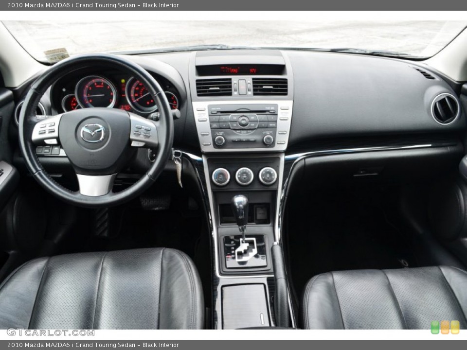 Black Interior Dashboard for the 2010 Mazda MAZDA6 i Grand Touring Sedan #77856546