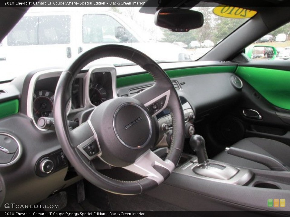 Black/Green Interior Dashboard for the 2010 Chevrolet Camaro LT Coupe Synergy Special Edition #77856604