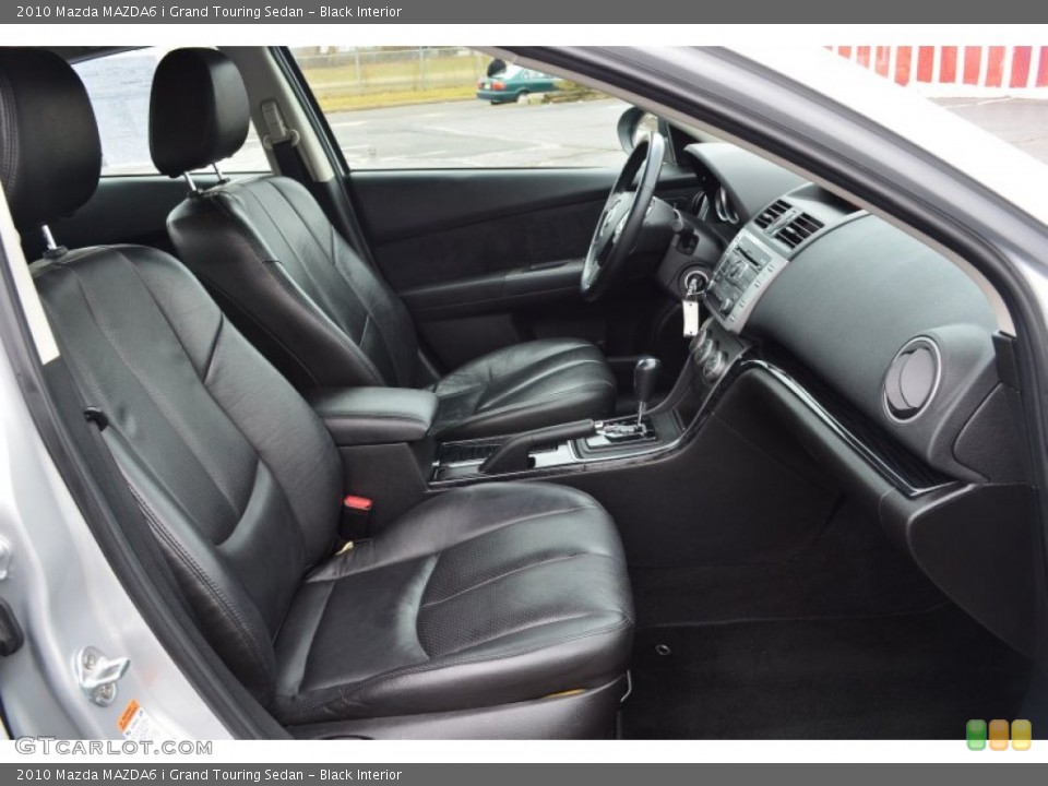 Black Interior Front Seat for the 2010 Mazda MAZDA6 i Grand Touring Sedan #77856645
