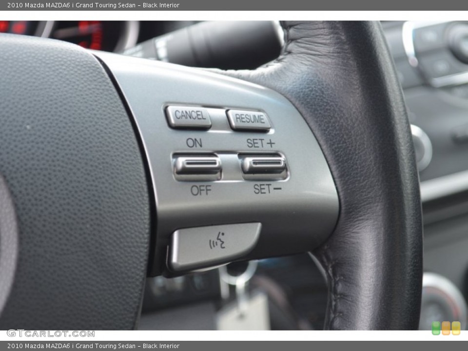 Black Interior Controls for the 2010 Mazda MAZDA6 i Grand Touring Sedan #77856842