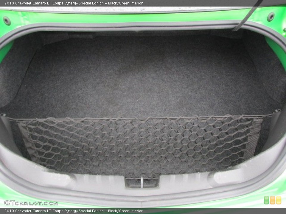 Black/Green Interior Trunk for the 2010 Chevrolet Camaro LT Coupe Synergy Special Edition #77856844