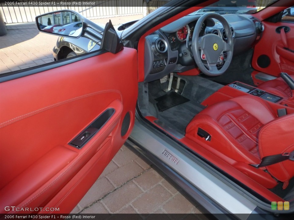 Rosso (Red) Interior Photo for the 2006 Ferrari F430 Spider F1 #77857100