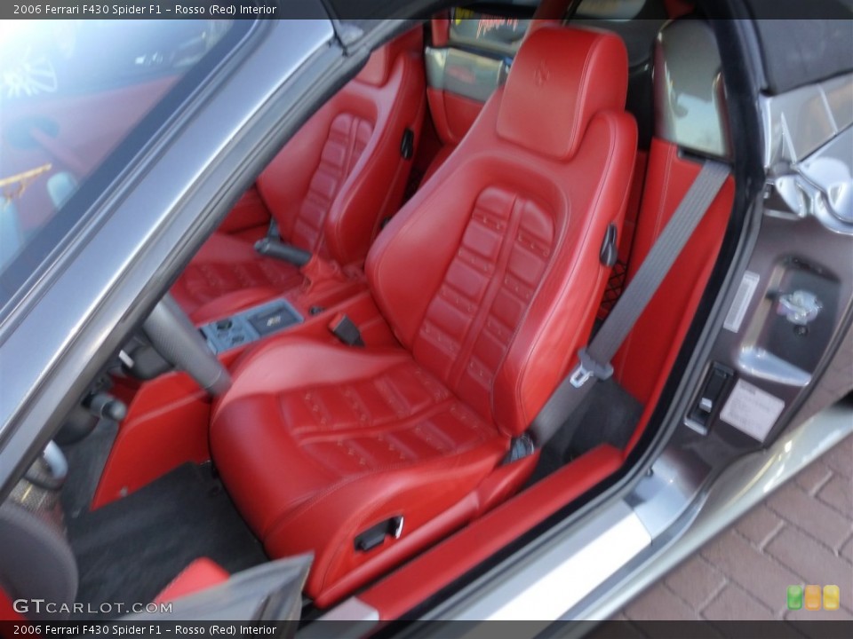 Rosso (Red) Interior Front Seat for the 2006 Ferrari F430 Spider F1 #77857215