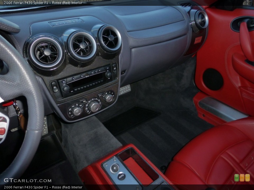 Rosso (Red) Interior Controls for the 2006 Ferrari F430 Spider F1 #77857347