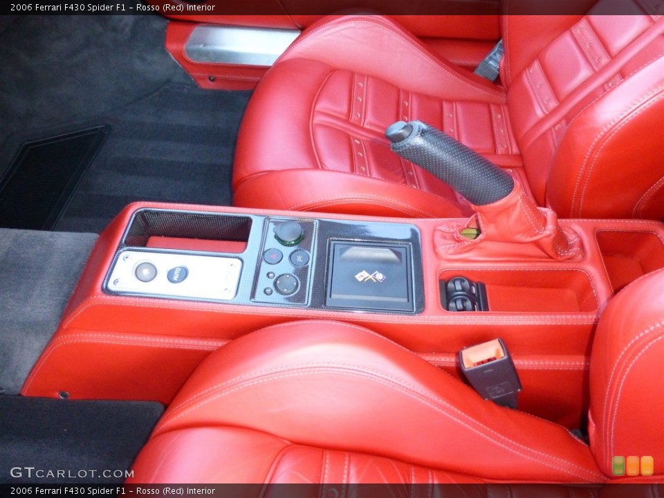 Rosso (Red) Interior Photo for the 2006 Ferrari F430 Spider F1 #77857480