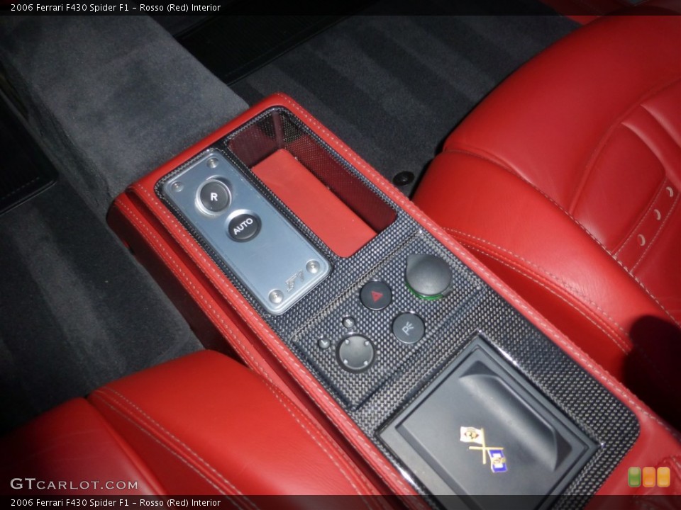 Rosso (Red) Interior Controls for the 2006 Ferrari F430 Spider F1 #77857524