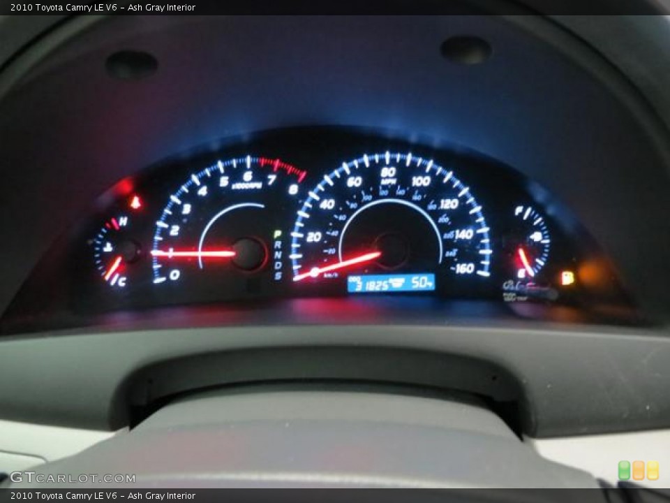 Ash Gray Interior Gauges for the 2010 Toyota Camry LE V6 #77857828