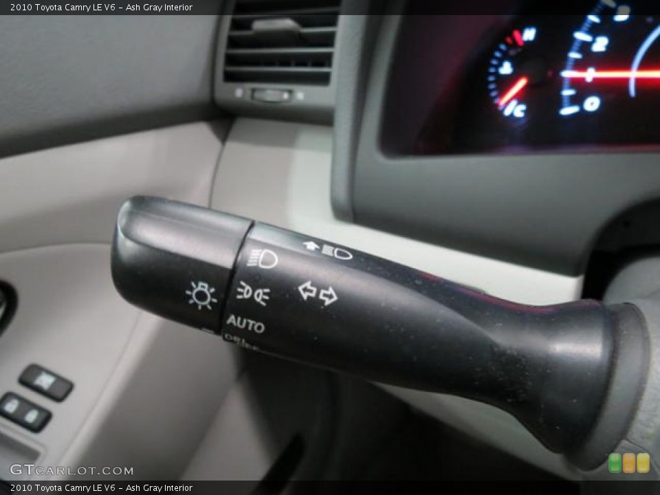 Ash Gray Interior Controls for the 2010 Toyota Camry LE V6 #77857911