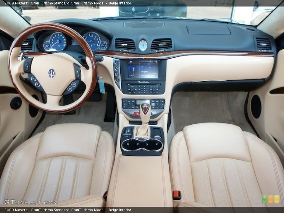Beige Interior Dashboard for the 2009 Maserati GranTurismo  #77858125