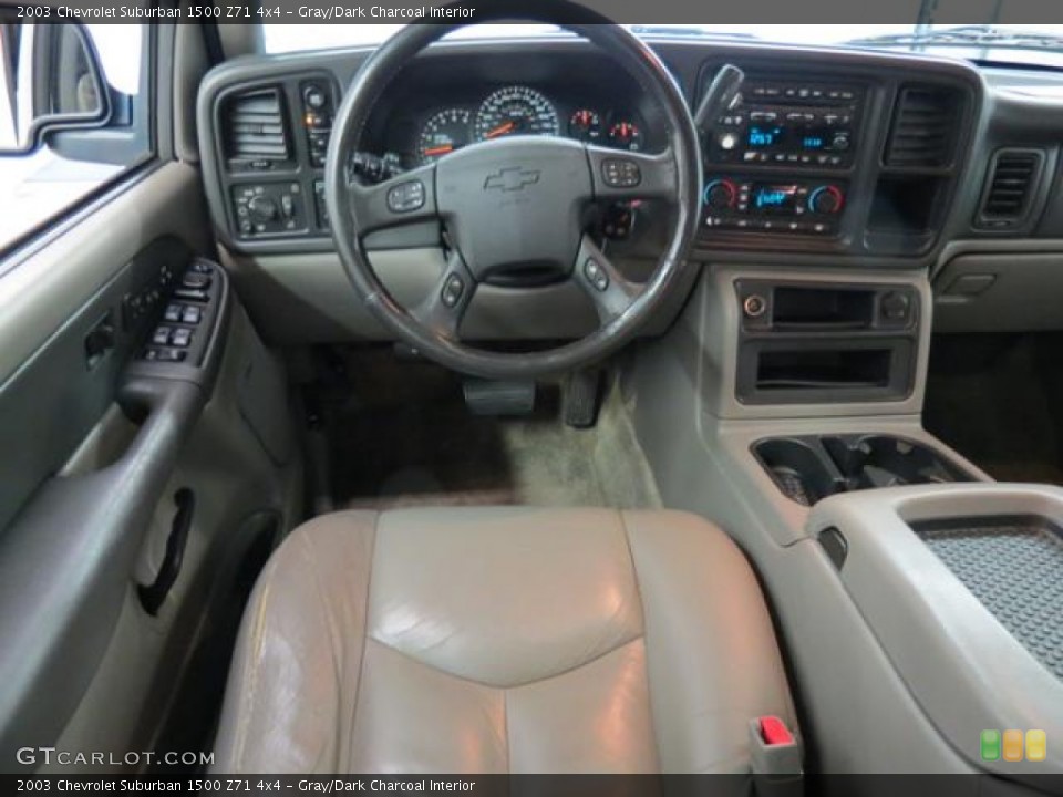 Gray/Dark Charcoal Interior Dashboard for the 2003 Chevrolet Suburban 1500 Z71 4x4 #77858233