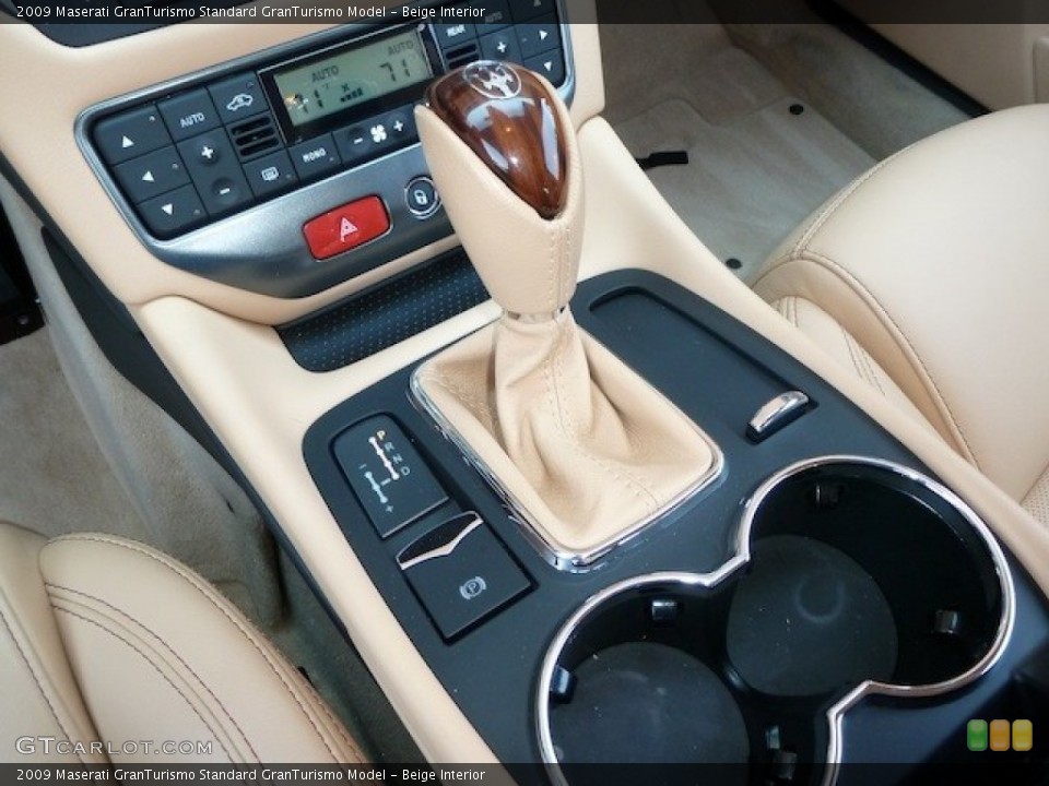 Beige Interior Transmission for the 2009 Maserati GranTurismo  #77858268