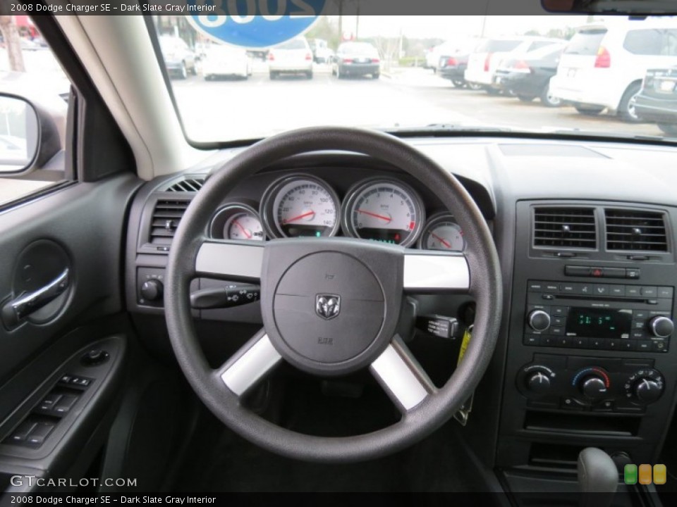 Dark Slate Gray Interior Steering Wheel for the 2008 Dodge Charger SE #77858292