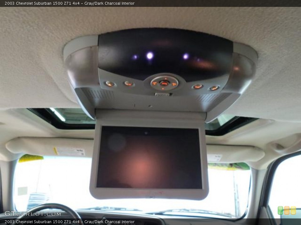 Gray/Dark Charcoal Interior Entertainment System for the 2003 Chevrolet Suburban 1500 Z71 4x4 #77858295