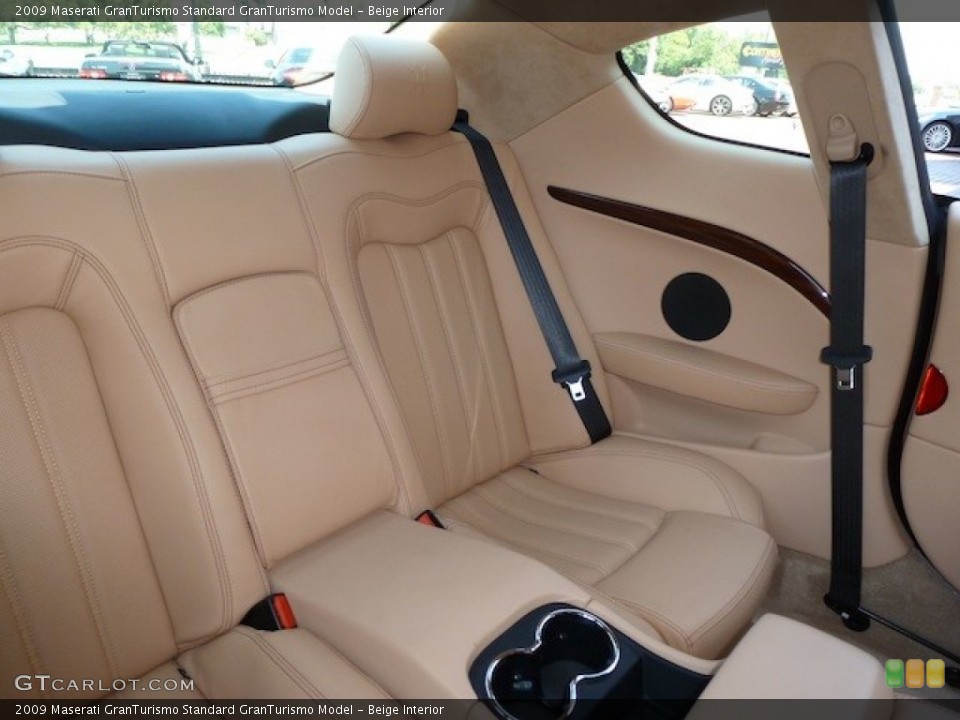 Beige Interior Rear Seat for the 2009 Maserati GranTurismo  #77858306