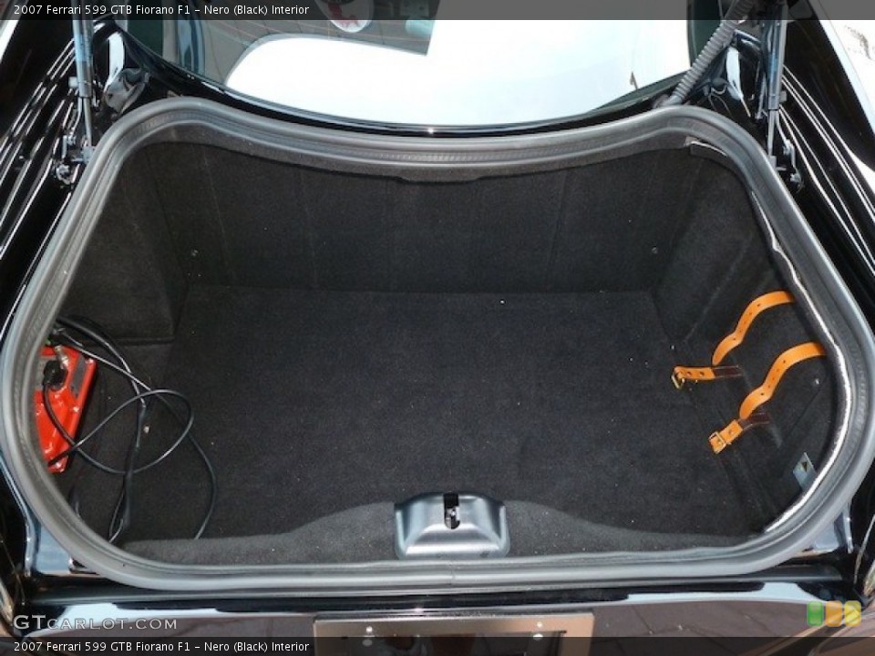 Nero (Black) Interior Trunk for the 2007 Ferrari 599 GTB Fiorano F1 #77858553