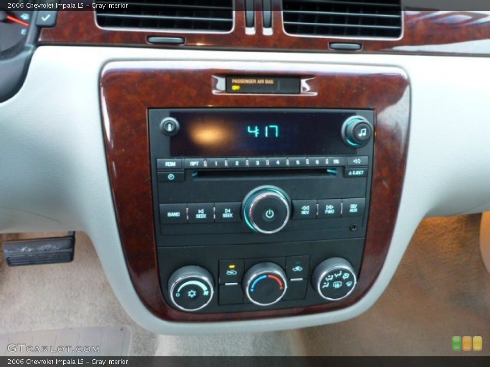 Gray Interior Controls for the 2006 Chevrolet Impala LS #77859275