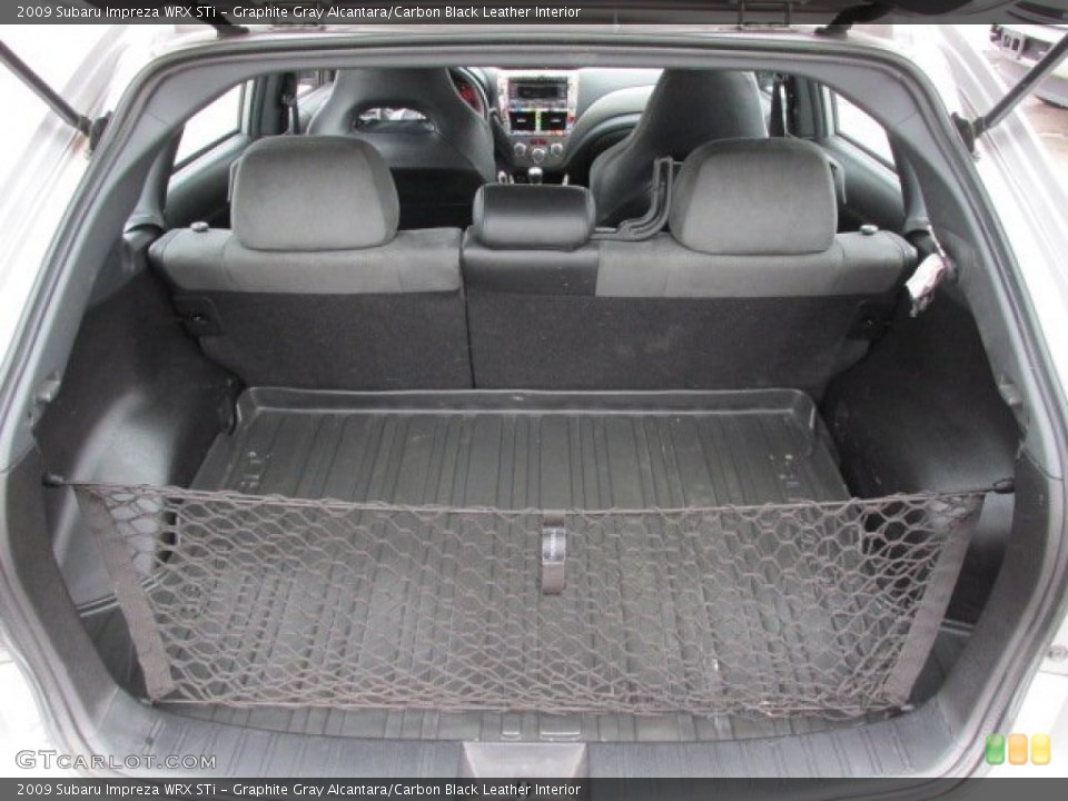Graphite Gray Alcantara/Carbon Black Leather Interior Trunk for the 2009 Subaru Impreza WRX STi #77859324