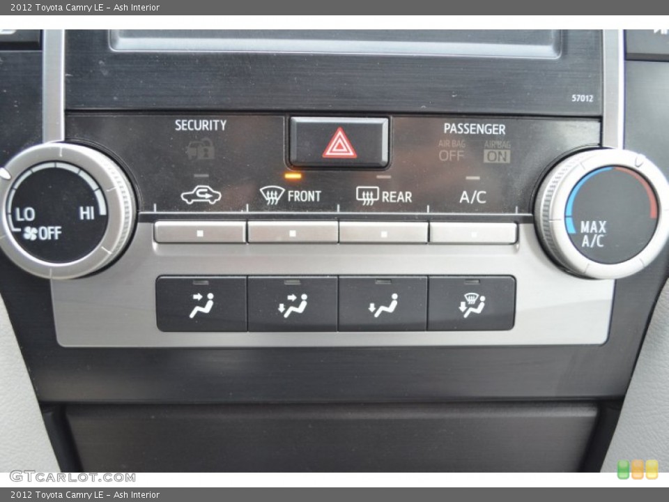 Ash Interior Controls for the 2012 Toyota Camry LE #77859603