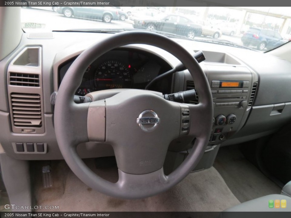 Graphite/Titanium Interior Steering Wheel for the 2005 Nissan Titan SE King Cab #77859690