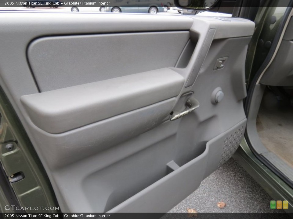 Graphite/Titanium Interior Door Panel for the 2005 Nissan Titan SE King Cab #77859718