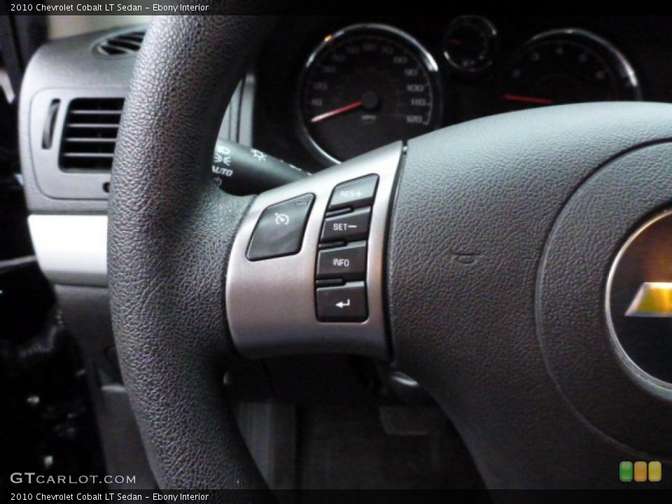 Ebony Interior Controls for the 2010 Chevrolet Cobalt LT Sedan #77859735