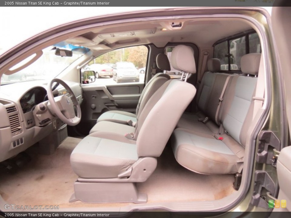 Graphite/Titanium Interior Photo for the 2005 Nissan Titan SE King Cab #77859743