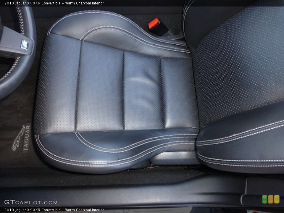 Warm Charcoal Interior Front Seat for the 2010 Jaguar XK XKR Convertible #77860391