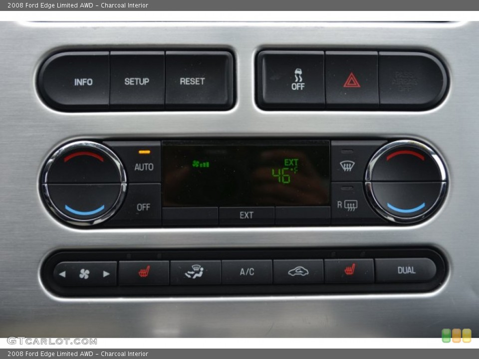 Charcoal Interior Controls for the 2008 Ford Edge Limited AWD #77860500