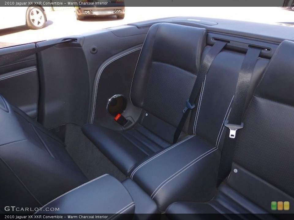 Warm Charcoal Interior Rear Seat for the 2010 Jaguar XK XKR Convertible #77860698