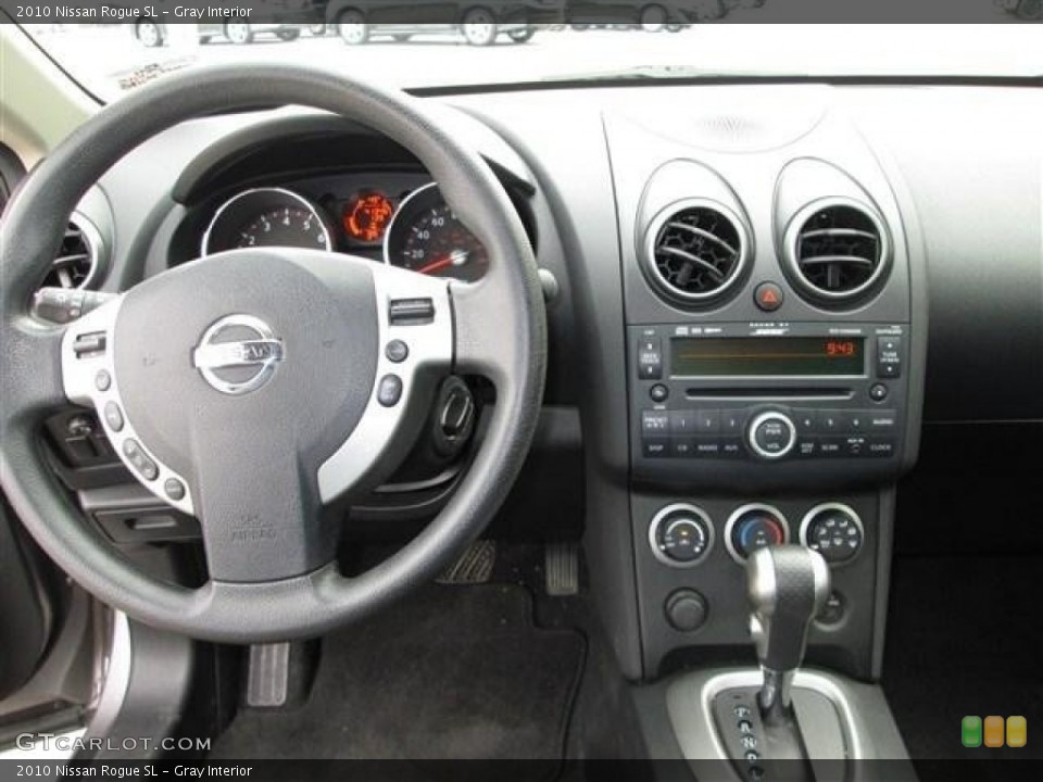 Gray Interior Dashboard for the 2010 Nissan Rogue SL #77860969