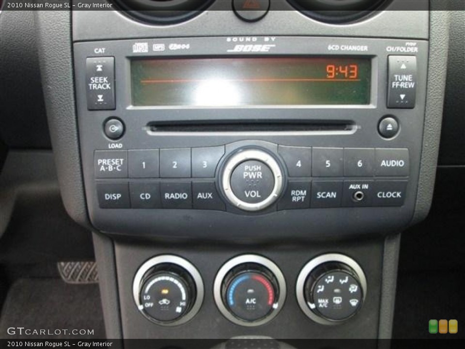 Gray Interior Audio System for the 2010 Nissan Rogue SL #77860995