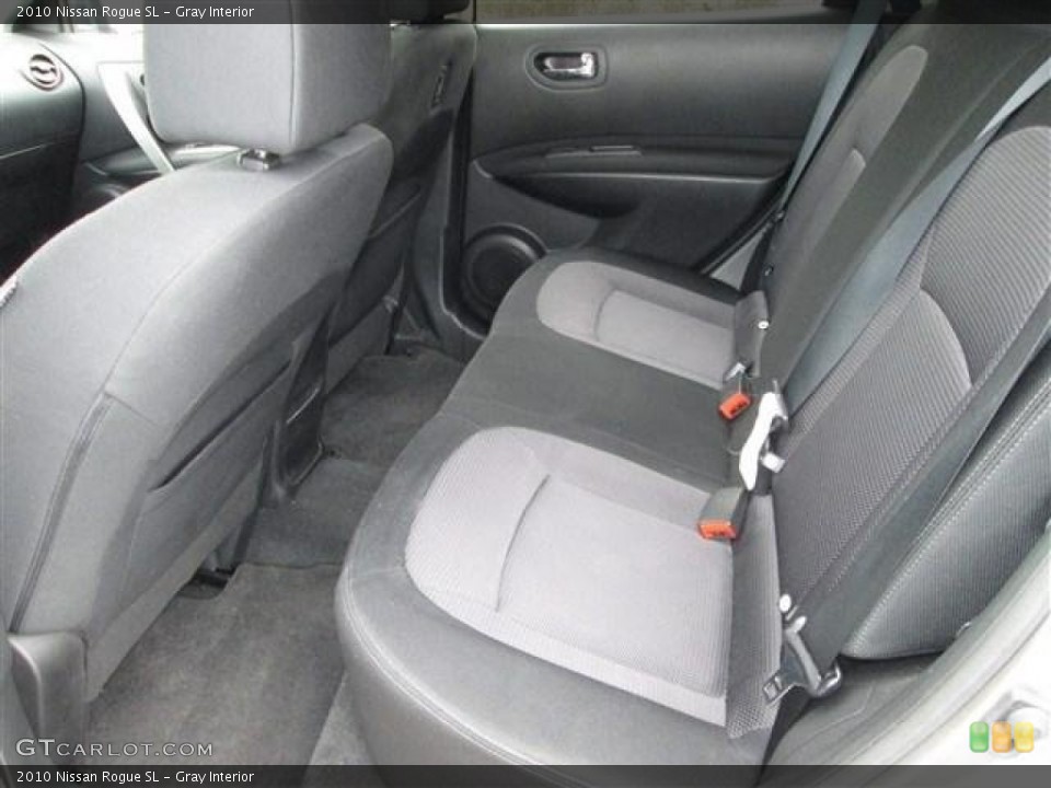 Gray Interior Rear Seat for the 2010 Nissan Rogue SL #77861112
