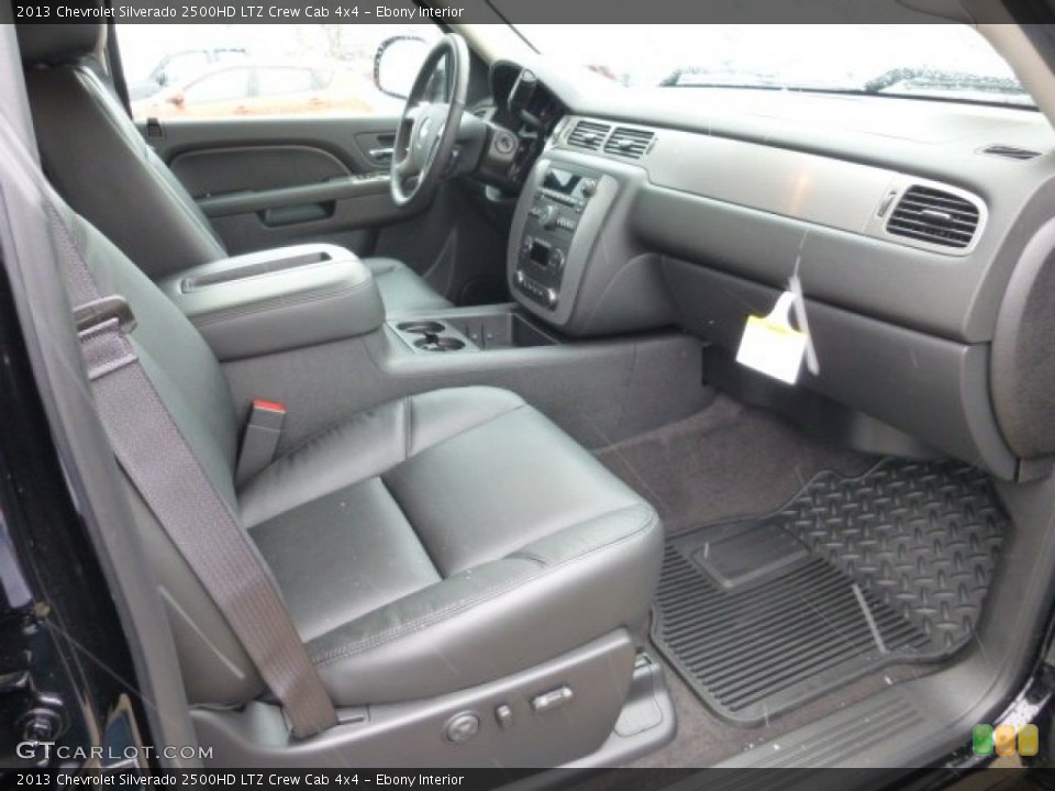 Ebony Interior Photo for the 2013 Chevrolet Silverado 2500HD LTZ Crew Cab 4x4 #77861315