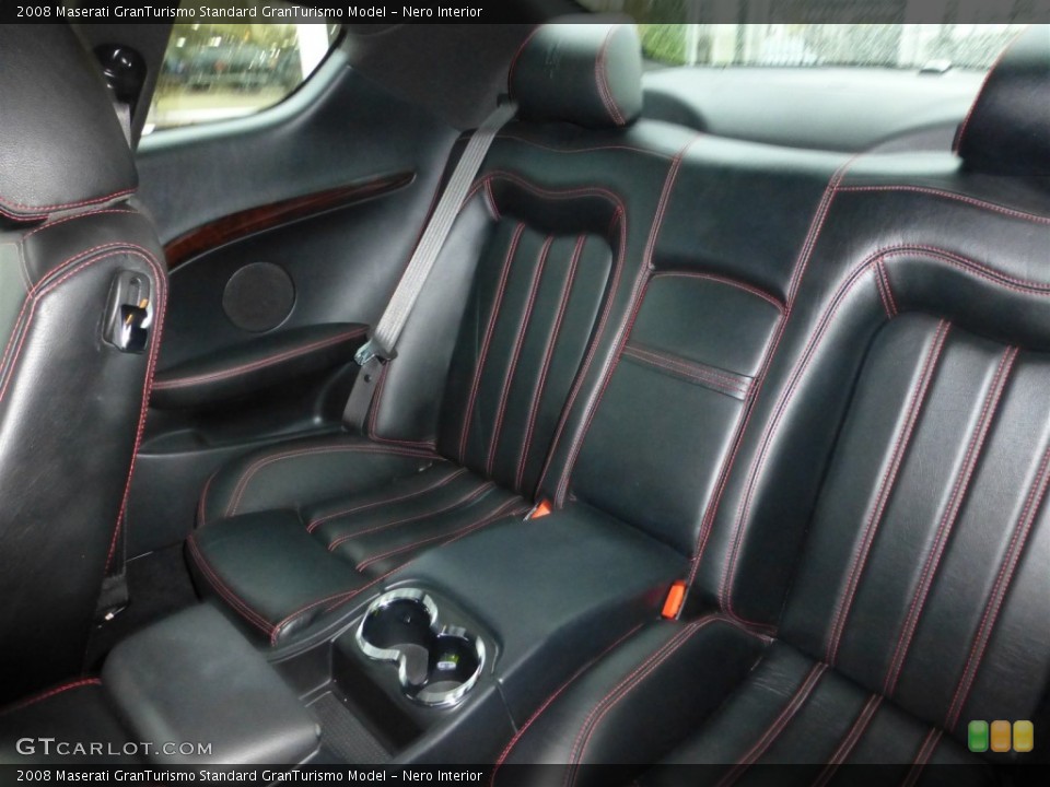 Nero Interior Rear Seat for the 2008 Maserati GranTurismo  #77861349