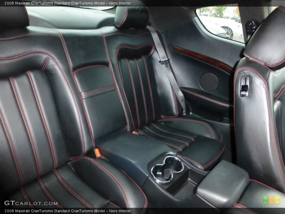 Nero Interior Rear Seat for the 2008 Maserati GranTurismo  #77861424