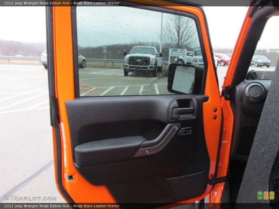 Moab Black Leather Interior Door Panel for the 2013 Jeep Wrangler Moab Edition 4x4 #77861503