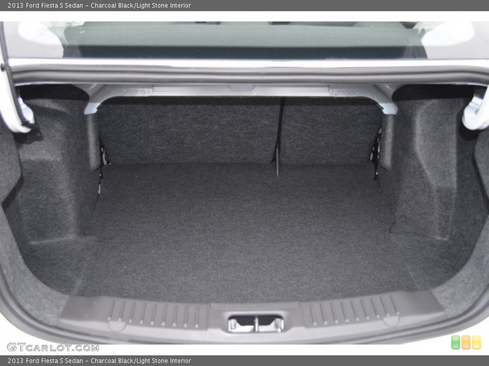 Charcoal Black/Light Stone Interior Trunk for the 2013 Ford Fiesta S Sedan #77861988