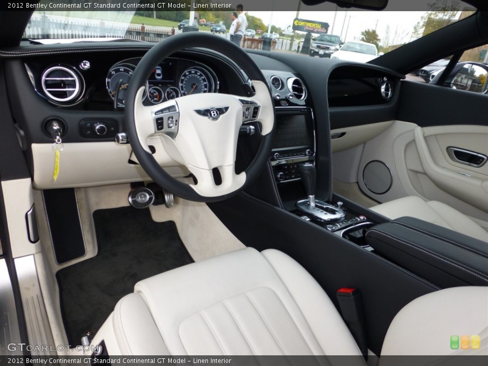 Linen 2012 Bentley Continental GT Interiors